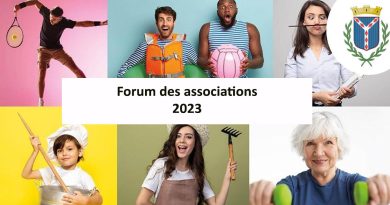Samedi 9 septembre : forum des associations